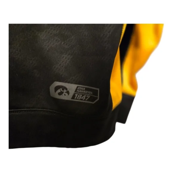 Iowa Hawkeyes Hoodie Mens Nike Therma Fit Black Pullover Sweatshirt Size XL - Picture 4 of 8